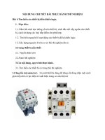 Báo cáo thực hành điều khiển logic