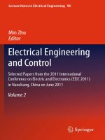 Electrical engineering and control
