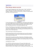 Tài liệu Giảm thời gian shutdown máy tính ppt