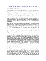 Tài liệu Buôn bán bộ phận con người ở Mỹ và trên thế giới pptx