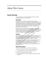 Tài liệu About This Course pptx