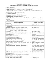 Gián án Tu chon 8 - Ky II: Adj + to V/ noun clause