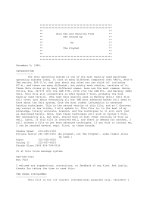 Tài liệu Unix Use and Security From The Ground Up_ The Prophet pdf