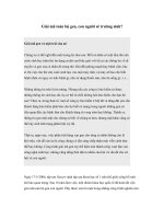 Tài liệu Giải mã toàn bộ gen, con người sẽ trường sinh? ppt