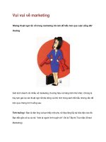Tài liệu Vui vui về marketing docx