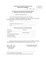 Tài liệu Đơn chuyển nơi hoạt động tôn giáo doc