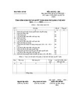 Tài liệu Biểu mẫu 