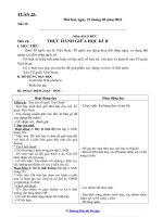 Bài soạn Giáo Án Lớp 5 Tuần 25 (2010 - 2011 )