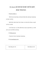 Tài liệu Kể chuyện - KỂ CHUYỆN ĐƯỢC CHỨNG KIẾN HOẶC THAM GIA ppt