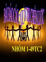 Tài liệu Báo cáo môn Quản trị chiến lược 