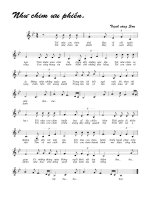 Tài liệu Bài hát như chim ưu phiền - Trịnh Công Sơn (lời bài hát có nốt) pptx