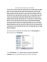 Tài liệu Sử Dụng Remote Desktop Qua Internet doc