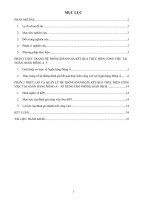 Thiết lập và quản lý hệ thống đánh giá kết quả thực hiện công việc của nhân viên tại ngân hàng đông á – áp dụng cho phòng giao dịch 