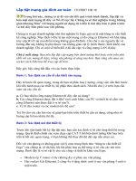 Tài liệu Lắp đặt mạng gia đình an toàn docx