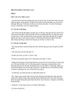 Tài liệu PHƯƠNG PHÁP LÀM TIỂU LUẬN pptx