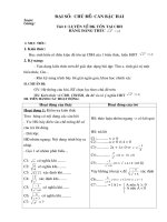 Tài liệu Giáo án tự chọn Toán 9