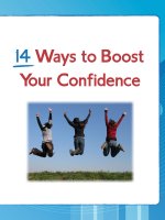 Tài liệu 14 ways to boost your confidence ppt