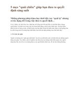  5 mẹo 