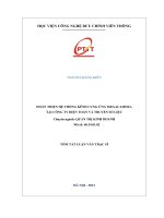 HOÀN THIỆN HỆ THỐNG KÊNH CUNG ỨNG MEGACAMERA  TẠI CÔNG TY ĐIỆN TOÁN VÀ TRUYỀN SỐ LIỆU