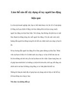 Tài liệu Làm thế nào để xây dựng sổ tay người lao động hiệu quả pptx