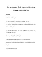 Tài liệu Thủ tục xác nhận về việc công nhận Giấy chứng nhận khả năng chuyên môn docx