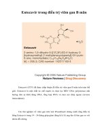 Tài liệu Giáo trình Entecavir trong điều trị viêm gan B mãn pptx