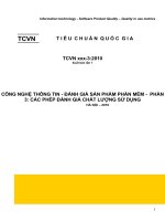 các phép đánh giá chất lượng sử dụng phần mềm