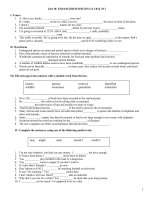 Gián án unit 10 - Endangered species