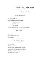 Tài liệu Bài giảng Bệnh học dịch kính 2 pdf