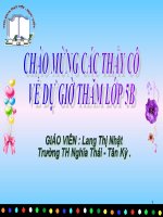 Bài soạn Ôn tập cuối kỳ 2