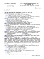 Tài liệu Đề thi tuyển sinh Cao đẳng năm 2010 môn Sinh khối B - mã đề 416 pdf