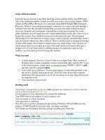 Tài liệu Scope of this document pptx