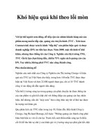 Tài liệu Khó hiệu quả khi theo lối mòn ppt