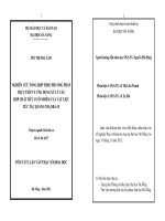 Nghiên cứu tổng hợp theo phương pháp trực tiếp và ứng dụng xử lý các hợp chất hữu cơ ô nhiễm của vật liệu xúc tác quang tio2 SBA 15 