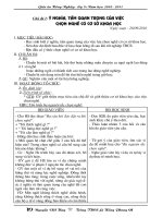 Bài soạn Giáo án Hướng Nghiệp 9