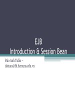 Tài liệu EJB Introduction & Session Bean ppt