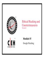 CEHv6 module 04 google hacking 