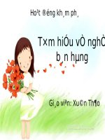 Bài giảng Nghe ban hang