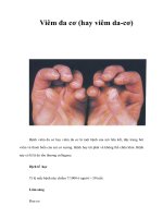 Tài liệu Viêm đa cơ (hay viêm da-cơ) doc