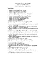 Đề cương ôn tập tốt nghiệp nghề điện hệ liên thông