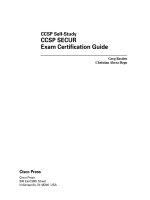 Tài liệu CCSP Self-Study CCSP SECUR Exam Certiﬁcation Guide P1 pptx