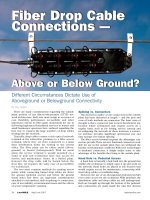 Tài liệu Different Circumstances Dictate Use of Aboveground or Belowground Connectivity pptx