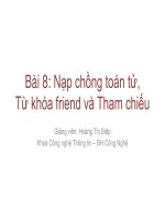 nạp chồng toán tử