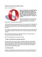 Tài liệu Những tính năng nổi bật của Opera 10 beta docx