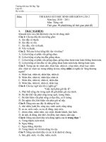 Tài liệu đề thi HSG  môn TV CKTKN