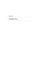 Chapter 3: PROBABILITY THEORY
