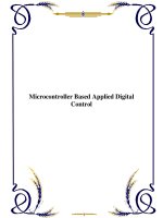 Tài liệu Microcontroller Based Applied Digital Control pdf