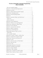 Tài liệu The Art of Assembly Language Programming P1 ppt