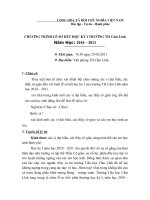 Gián án chuong trinh so ket hoc ky I