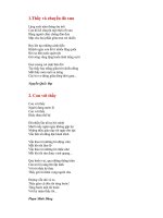 Bài giảng Thơ tặng các thầy cô